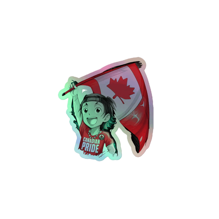 Patriotic Canadian Sticker product image (1)