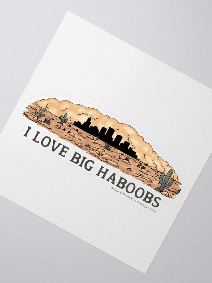 I Love Big Haboobs Sticker product image (6)