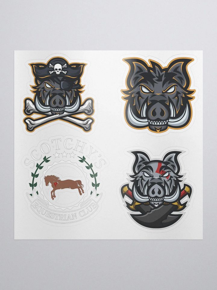 Assorted ScotchPig Stickers product image (1)