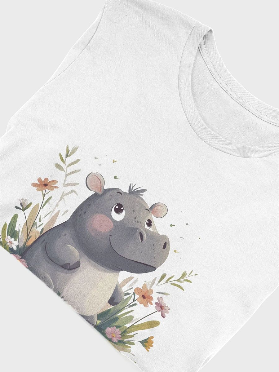 Cute Hippo Floral Tee product image (5)