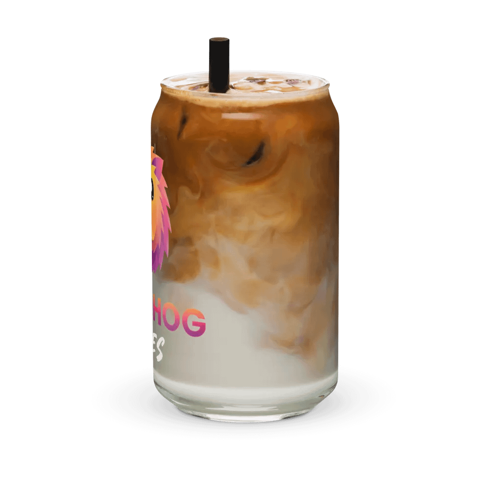 Hedgehog Makes Glass Can Cup product image (12)
