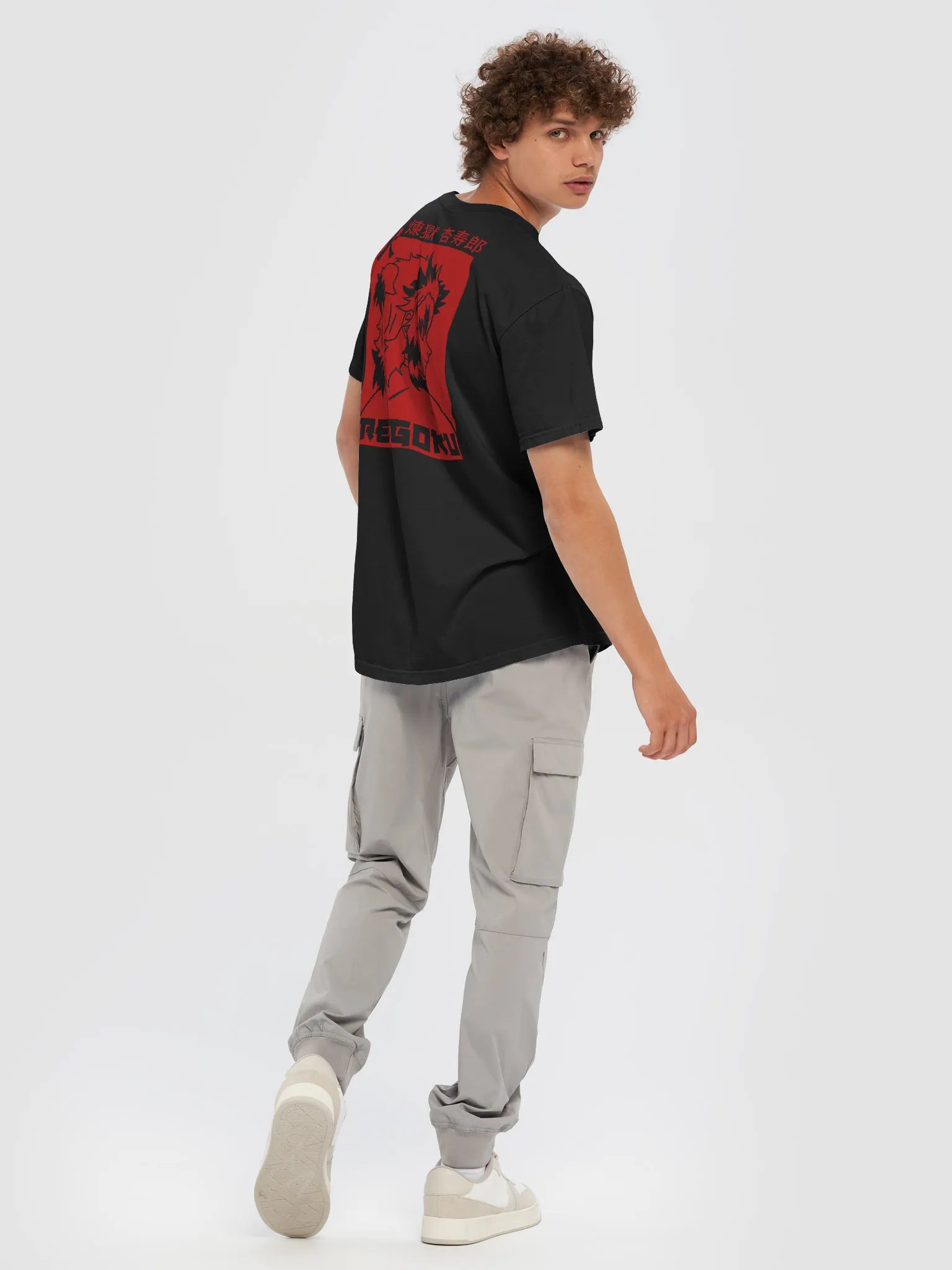 Rengoku Red Monochrome T-Shirt product image (15)