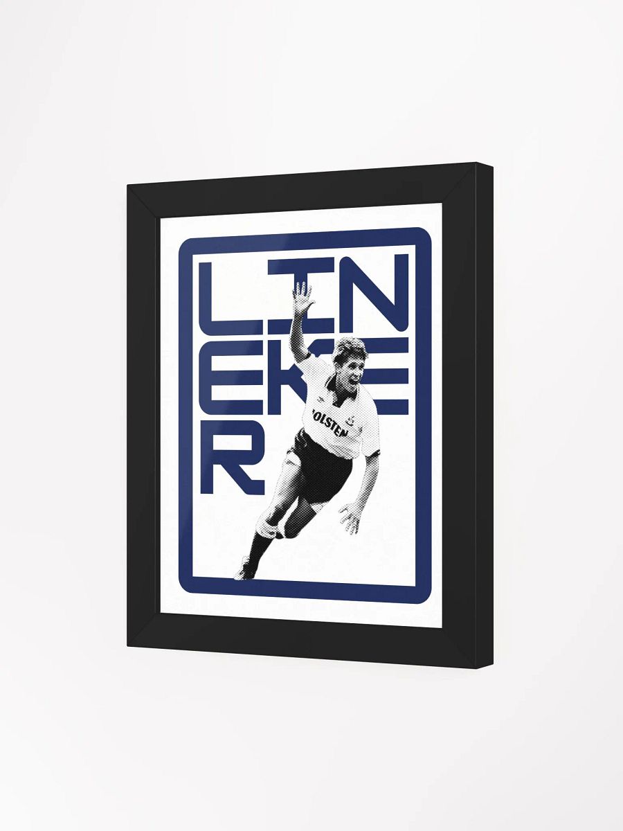 Gary Lineker BW Tottenham Hotspur Name Art Framed Print product image (4)