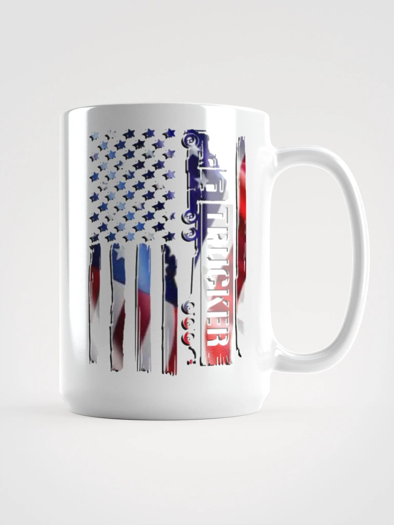 Patriotic Trucker Mug product image (1)