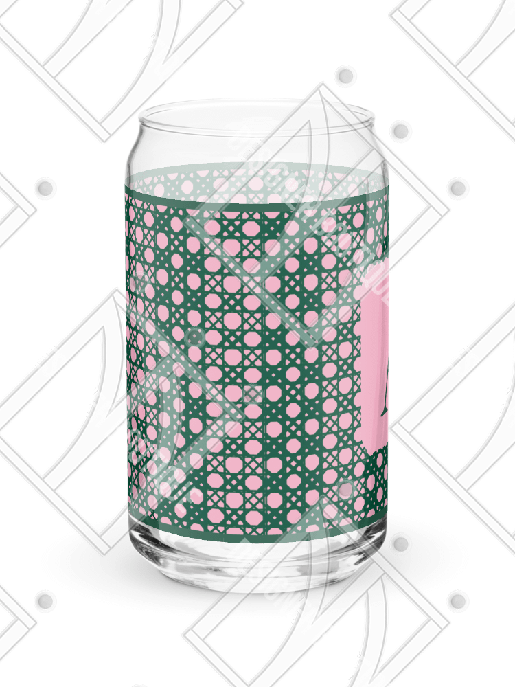 Verdant Garden Monogram A Can-Shaped Glass product image (5)