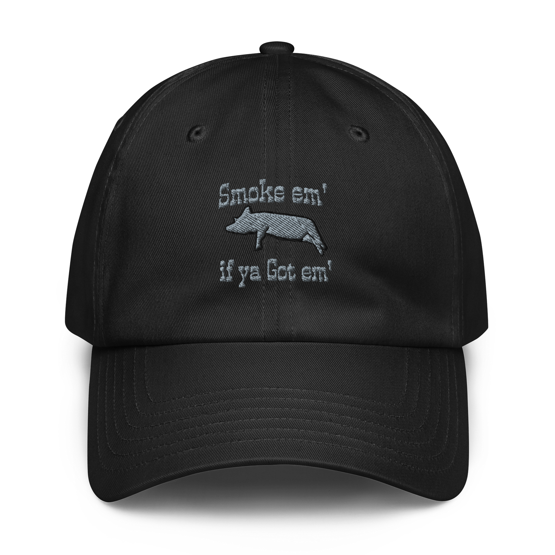 Smokey Pig BBQ Silhouette Dad Hat product image (1)