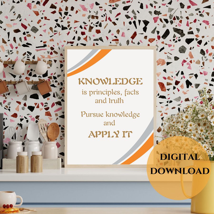 Knowledge Printable Wall Art product image (1)