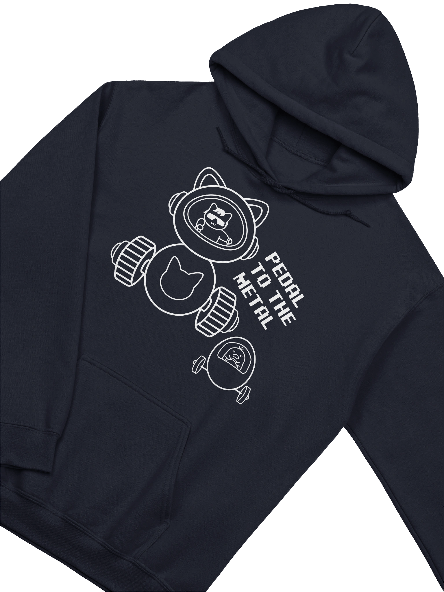 Goromi the Cat in Wig (Inefficient Vehicle Race) - Unisex Adult Hoodie product image (3)