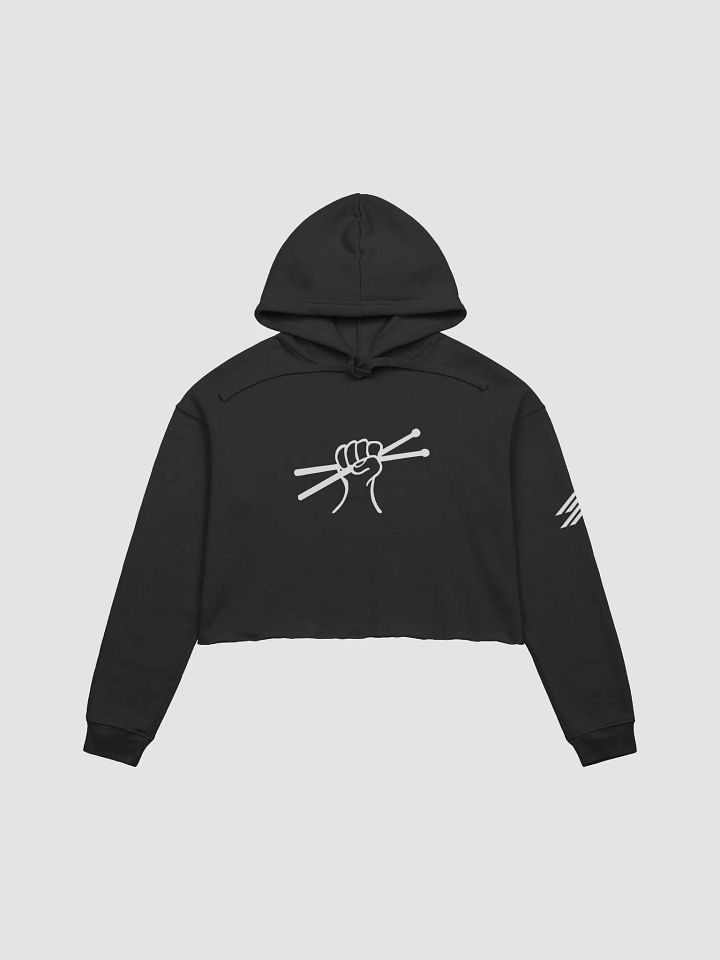 'Sticks Up!' Ladies Crop Hoodie product image (1)
