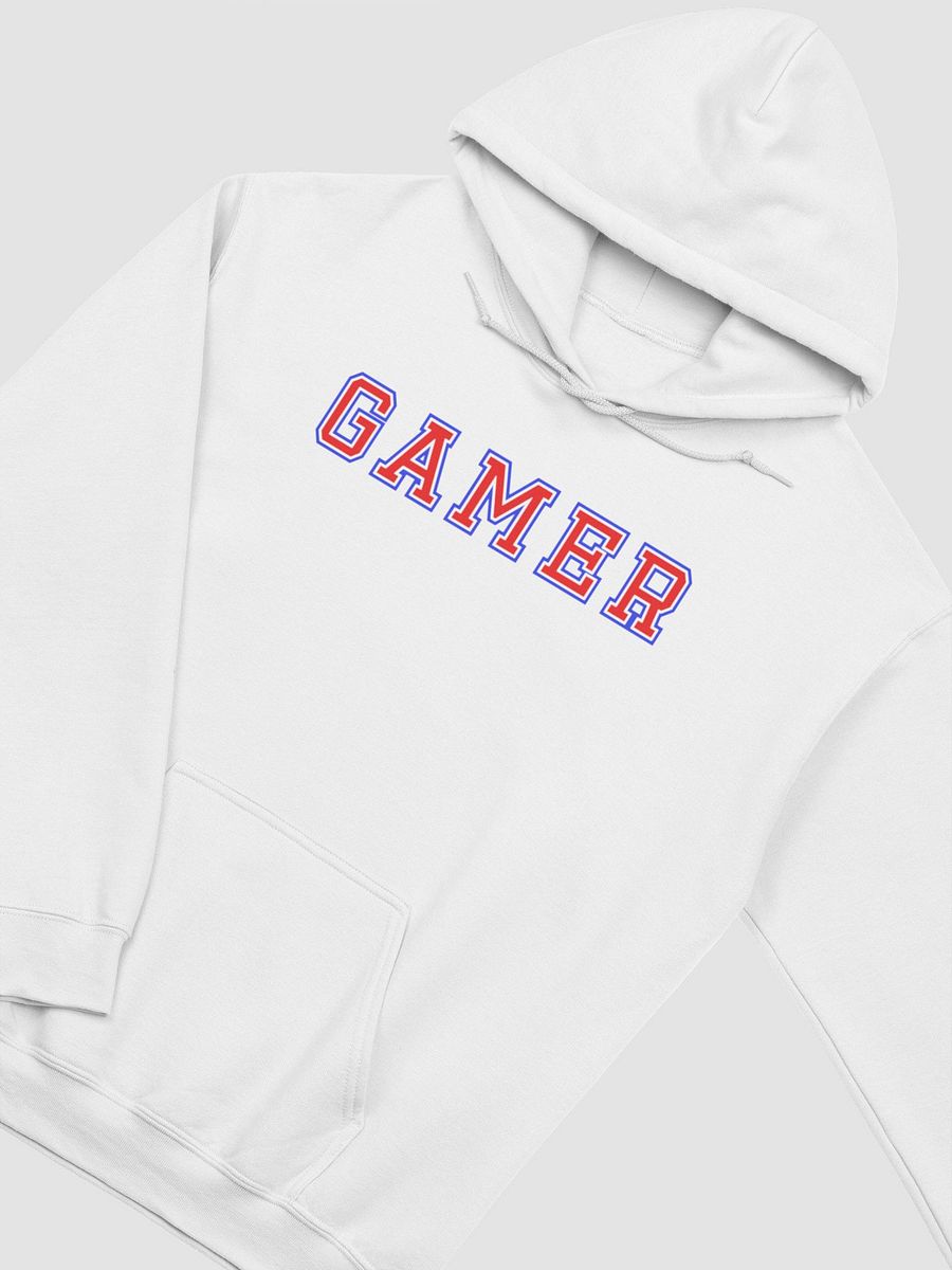 Patriotic USA Hooded Sweatshirt (Blue/Red) product image (2)