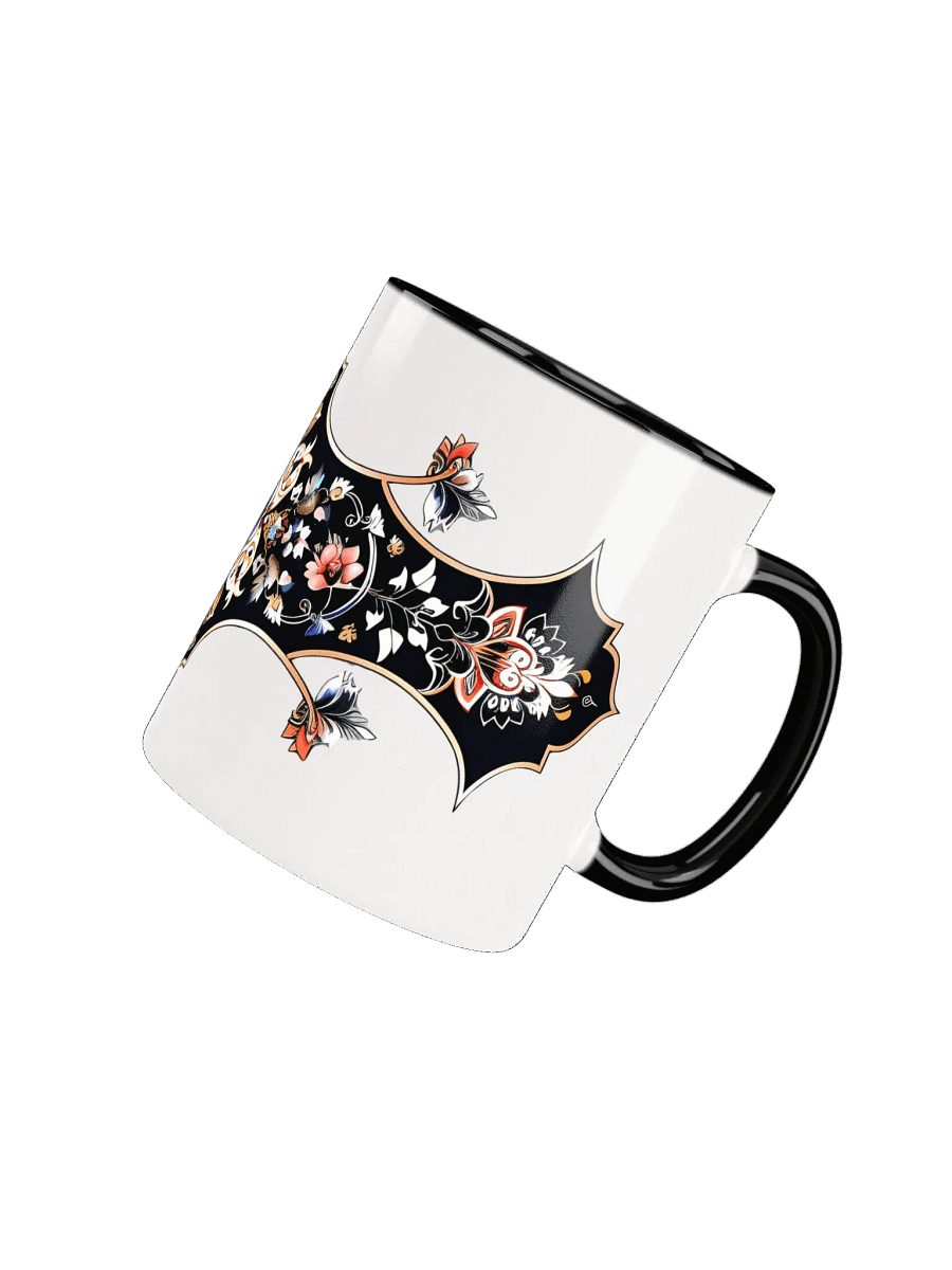 Symmetrical Floral Bliss Ceramic Mug product image (5)