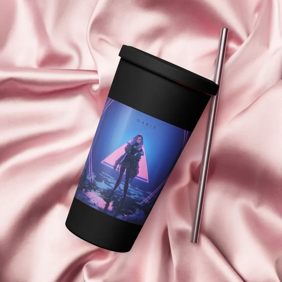 Cyberpunk V.1 Tumbler with a Straw product image (12)