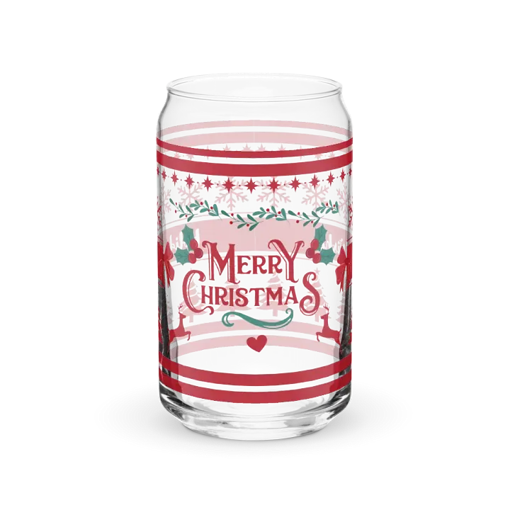 Merry Christmas, Holiday Wishes Glass Tumbler product image (1)