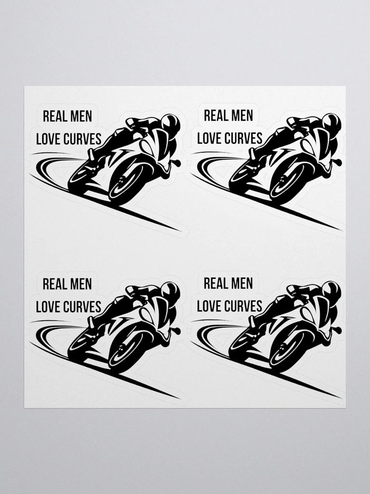 Real Men Stickers product image (1)