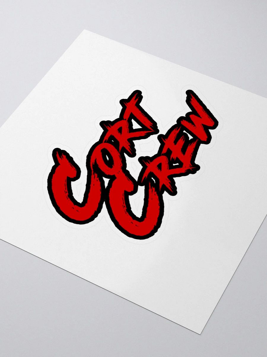 Kiss Cut Cort Crew Logo Sticker product image (7)