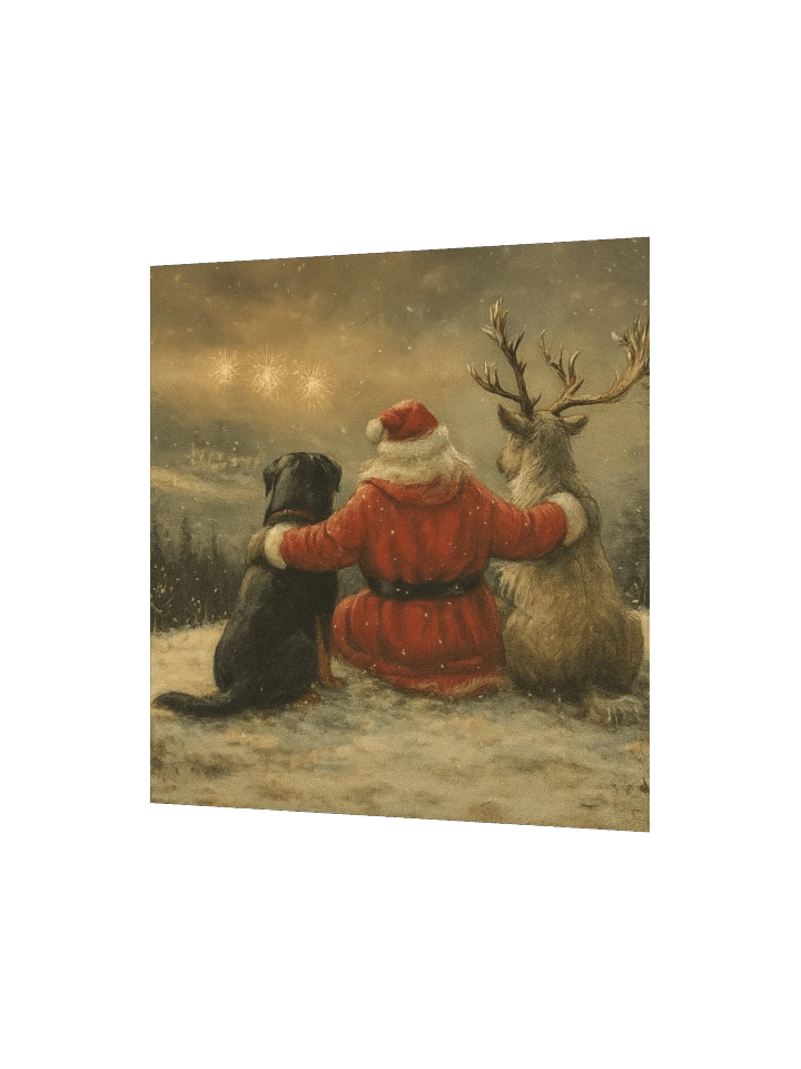 Rottweiler, Reindeer & Santa Poster product image (7)