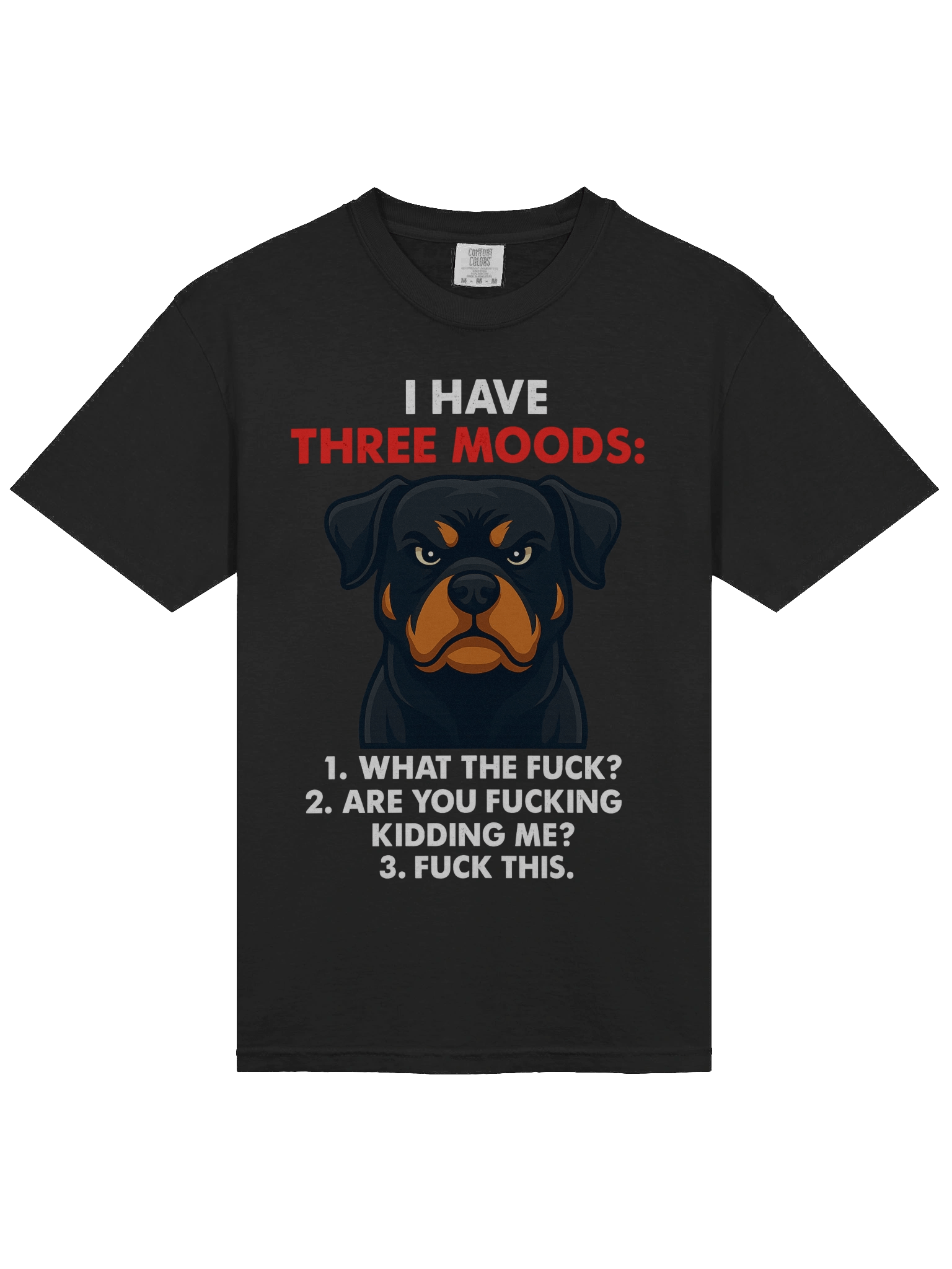 Three Moods Rottweiler Tee product image (6)