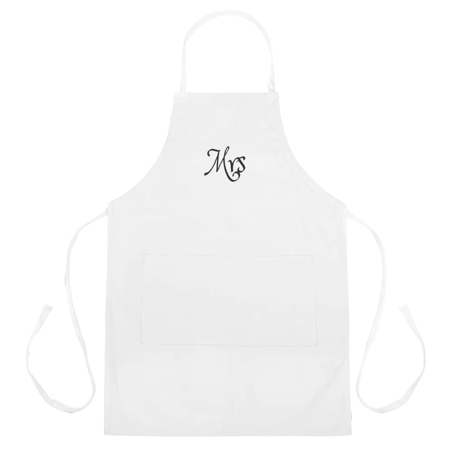 Apron - Mrs - on White product image (2)