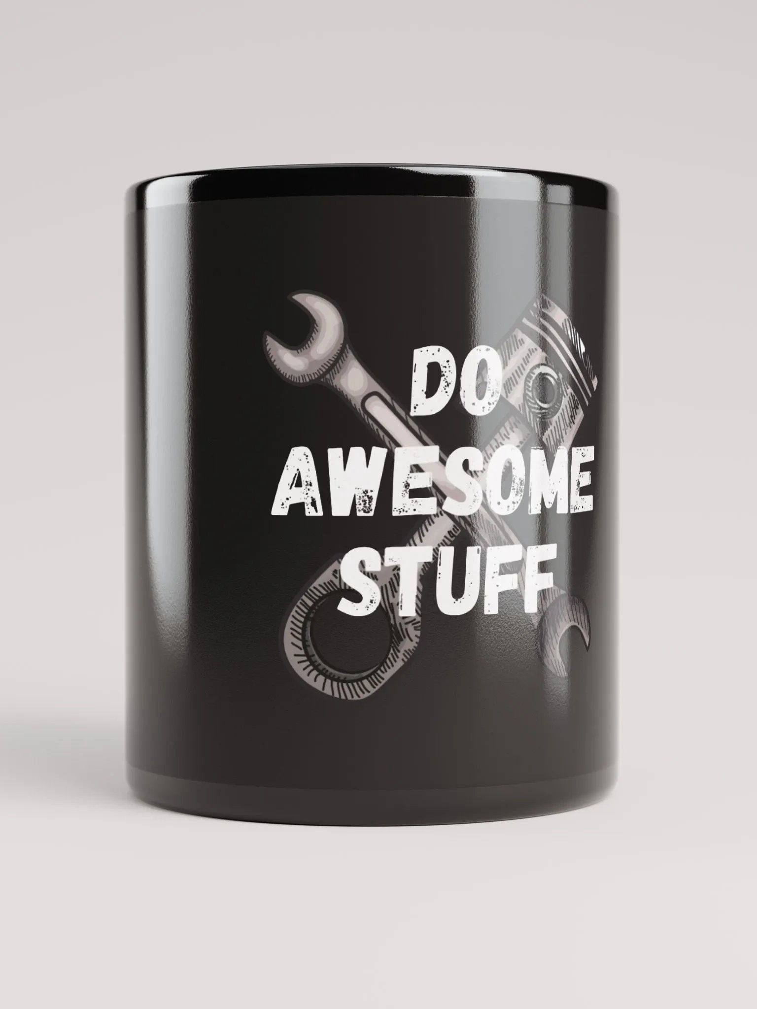 Do Awesome Stuff Wrench & Piston Mug product image (1)