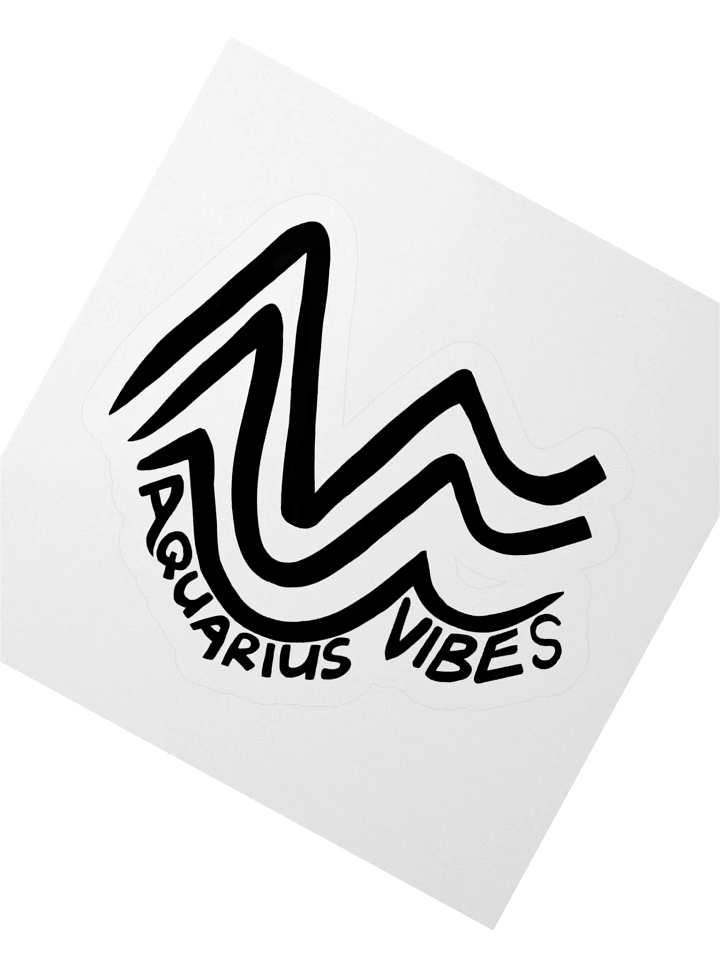 Aquarius Vibes Sticker product image (2)