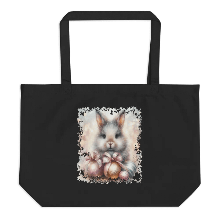 Whimsical Easter Bunny Organic Tote product image (3)