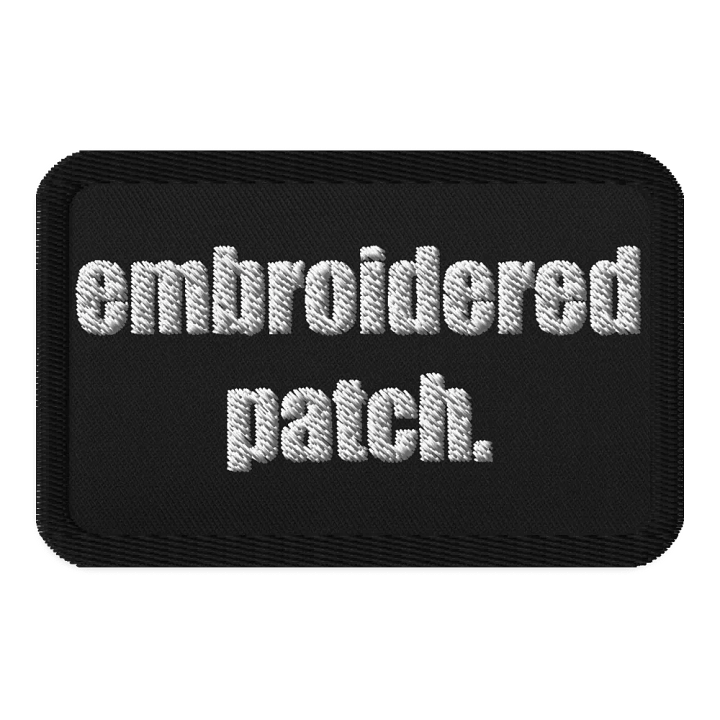 embroidered patch. embroidered patch product image (1)