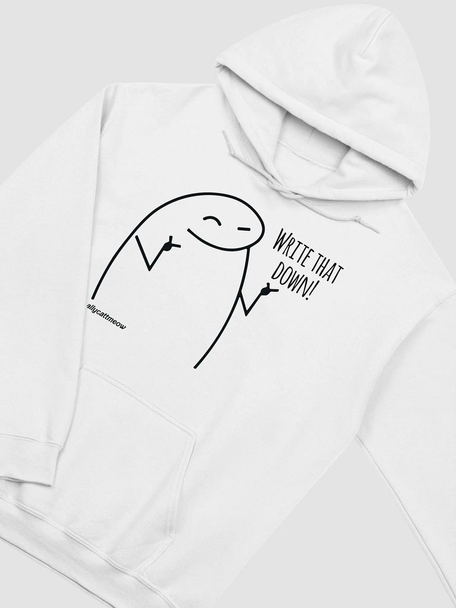 Write that down! w hoodie product image (3)