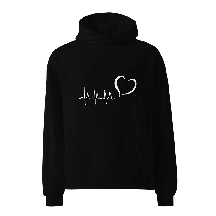 Heartbeat ECG Unisex Hoodie product image (1)