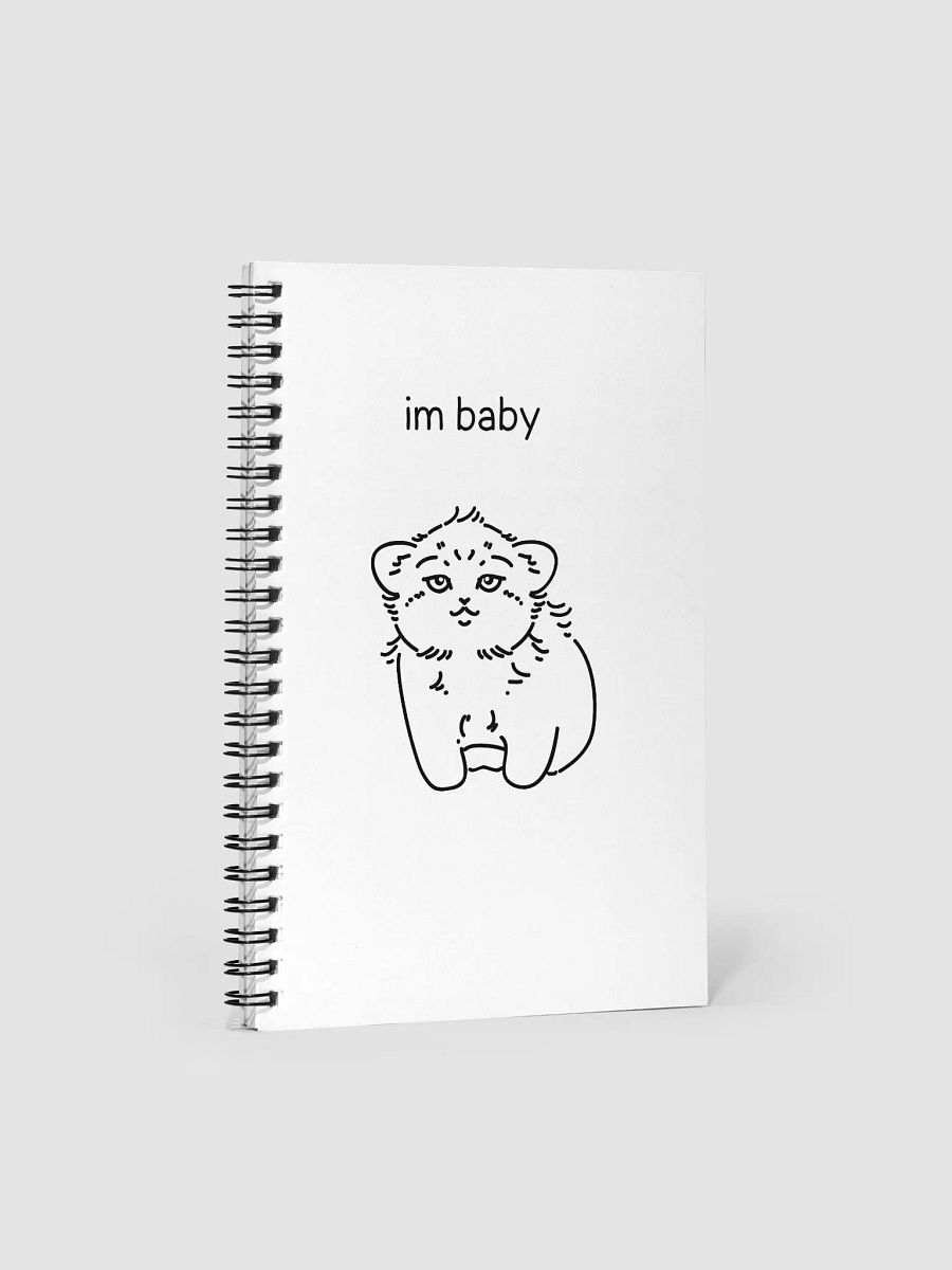 I'm Baby Manul - Spiral Notebook product image (1)