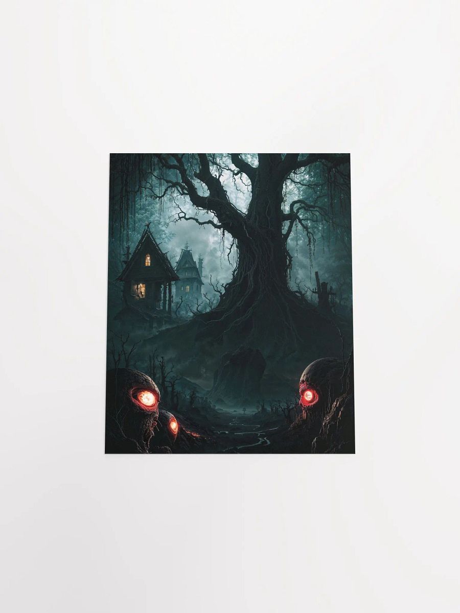 Eerie Forest Shadows Matte Poster product image (26)