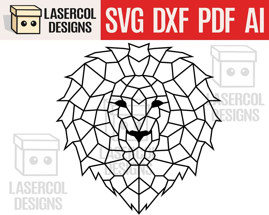 Geometric Animals Set Bundle - Laser Cut Files product image (5)