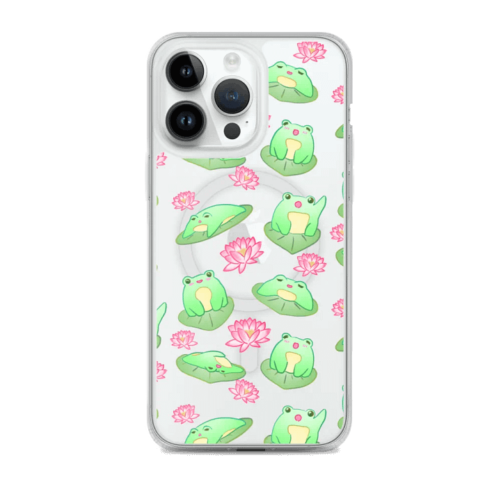 Kawaii Froggie Clear iPhone Case product image (2)