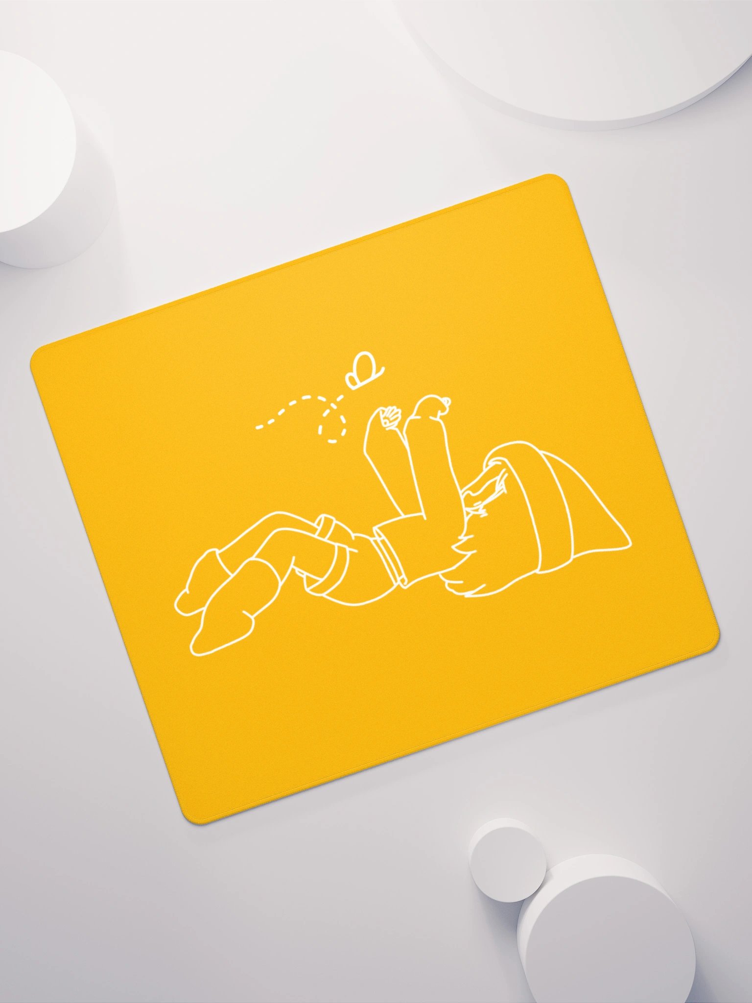 mouse pad (yellow) product image (7)