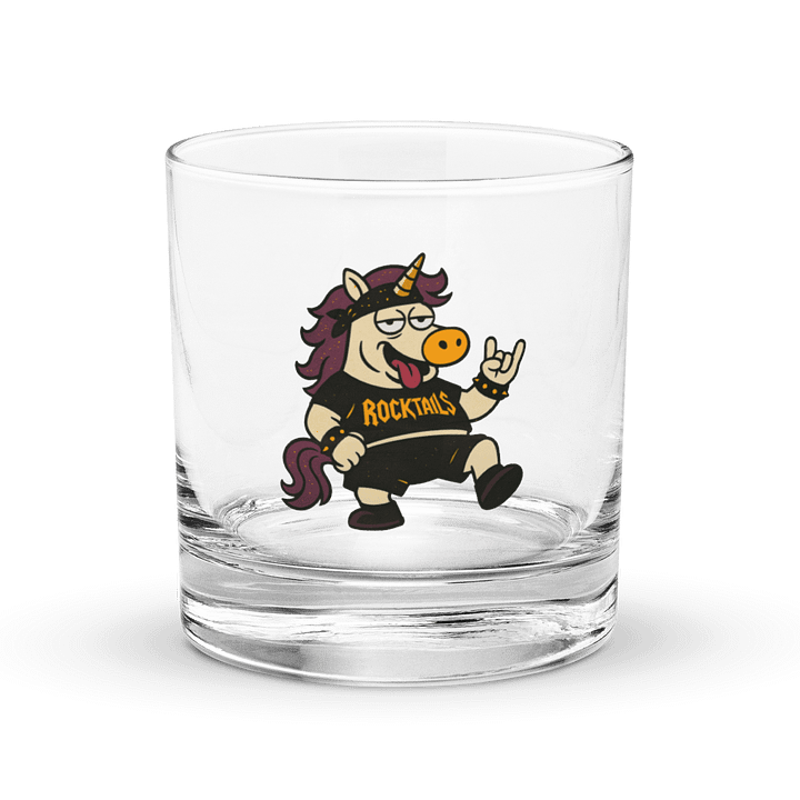 Boozy the Unicorn Rocks Glass product image (1)