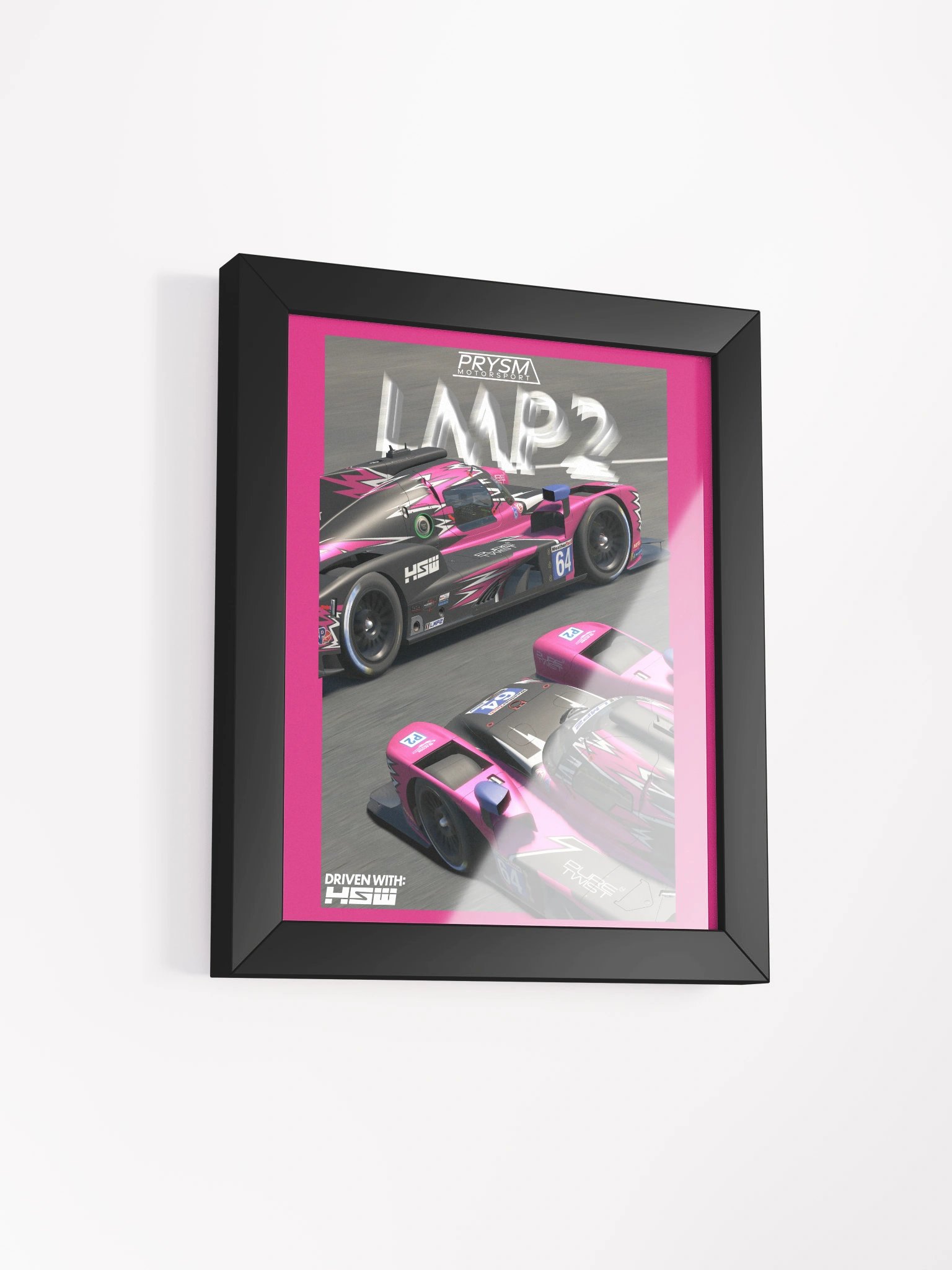 PRYSM Motorsport LMP2 Race Cars Framed Poster product image (11)
