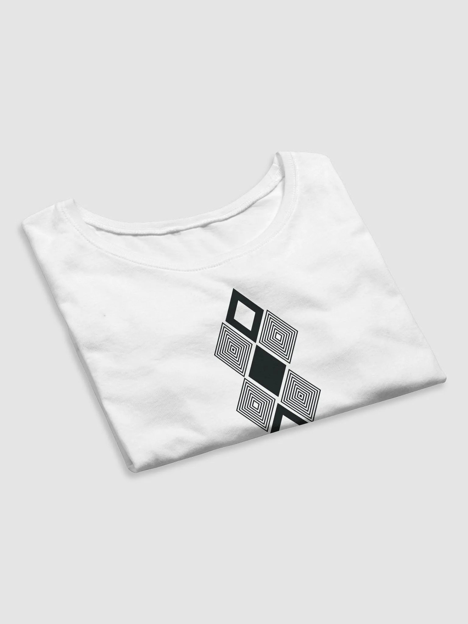 Black and white triangle design crop top product image (7)