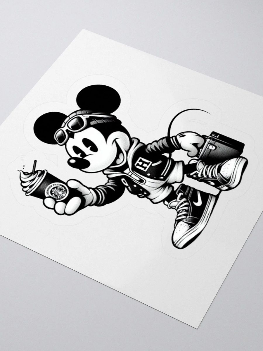 Hustling Mouse | Kiss Cut Sticker product image (8)