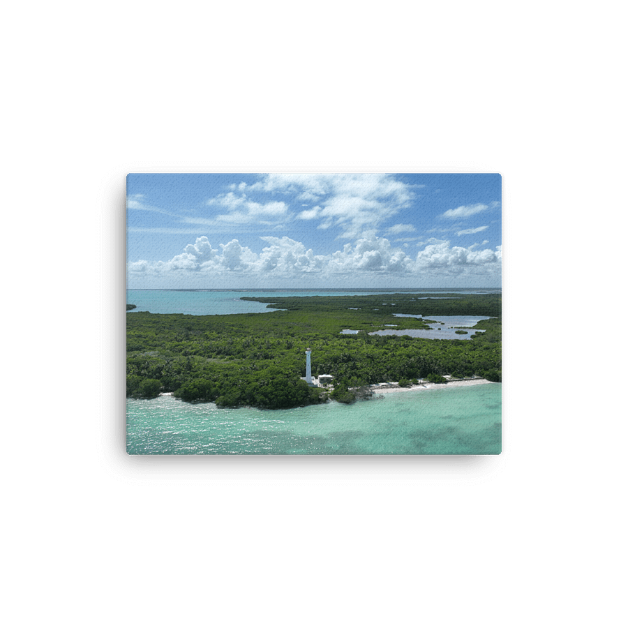 Lost in Paradise – Abandoned Lighthouse at Punta Allen (Canvas Print) product image (1)