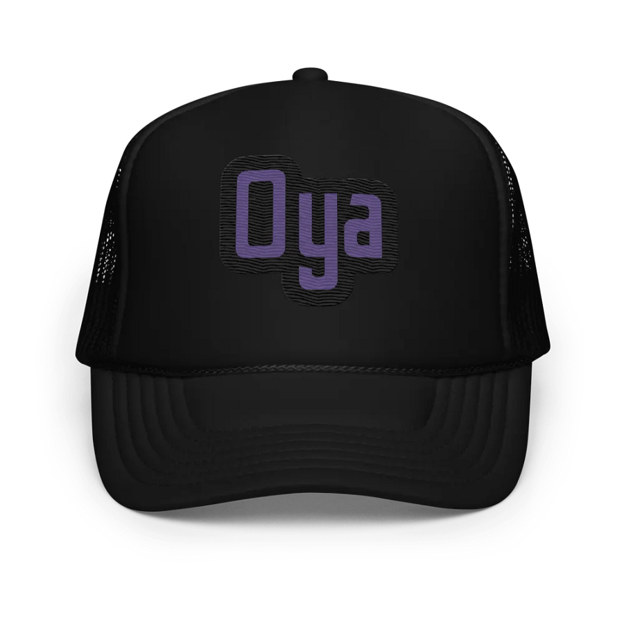 Oya Purple Foam Trucker Hat product image (1)