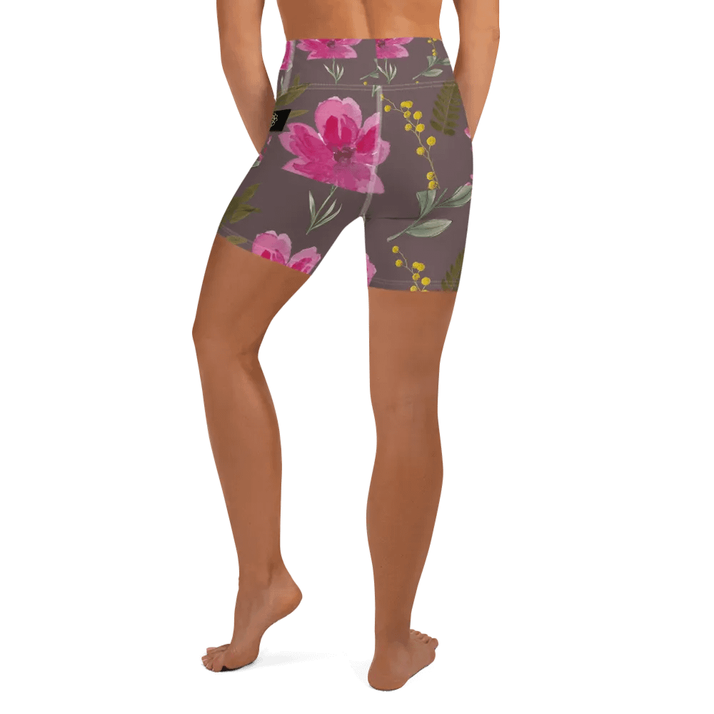 Blossom Harmony Yoga Shorts product image (4)