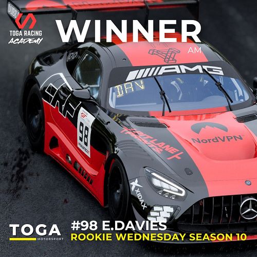 P1 for @ethan_davies_06 great effort lad!! 

#assettocorsacompetizione #simracing #racingsimulator #gt3 #amg #mercedes
