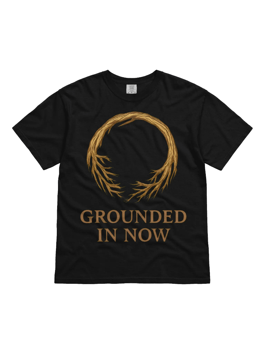 Grounded in Now Tree Wreath Tee product image (1)