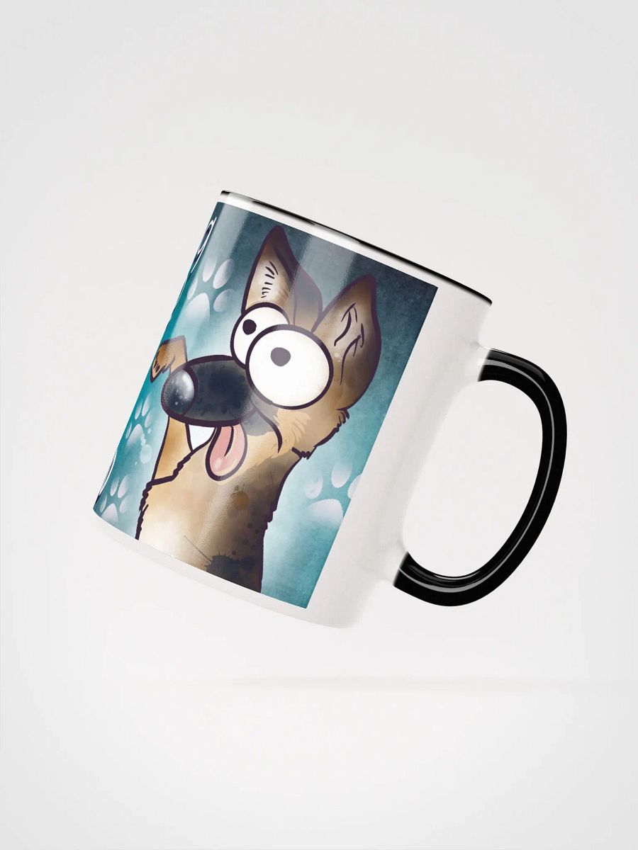 Morning Coffee With My German Shepherd Accent Mug product image (4)