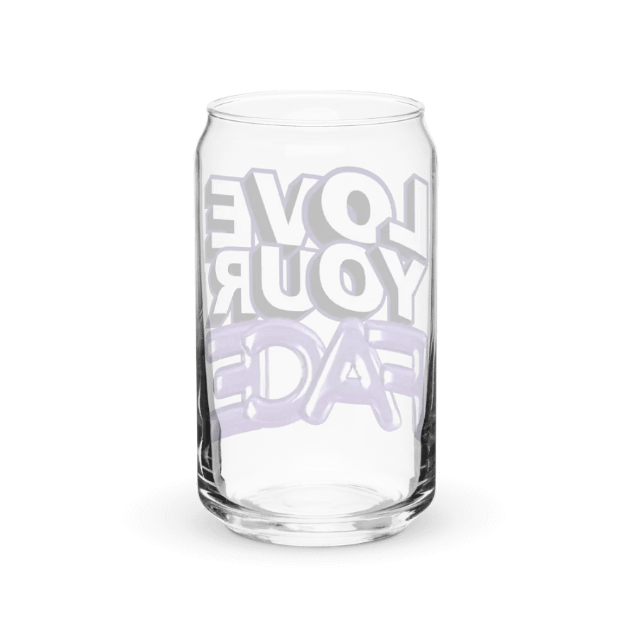 Love Your Face Can-Shaped Glass product image (8)
