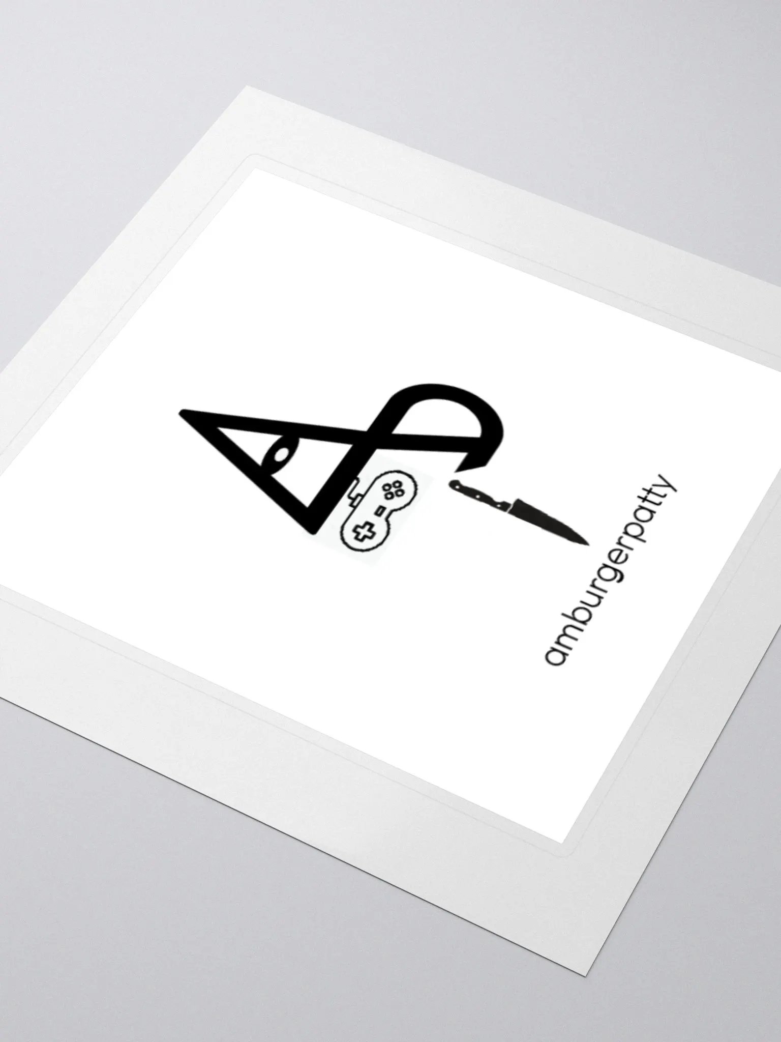 Amburgerpatty Word-play Sticker product image (3)