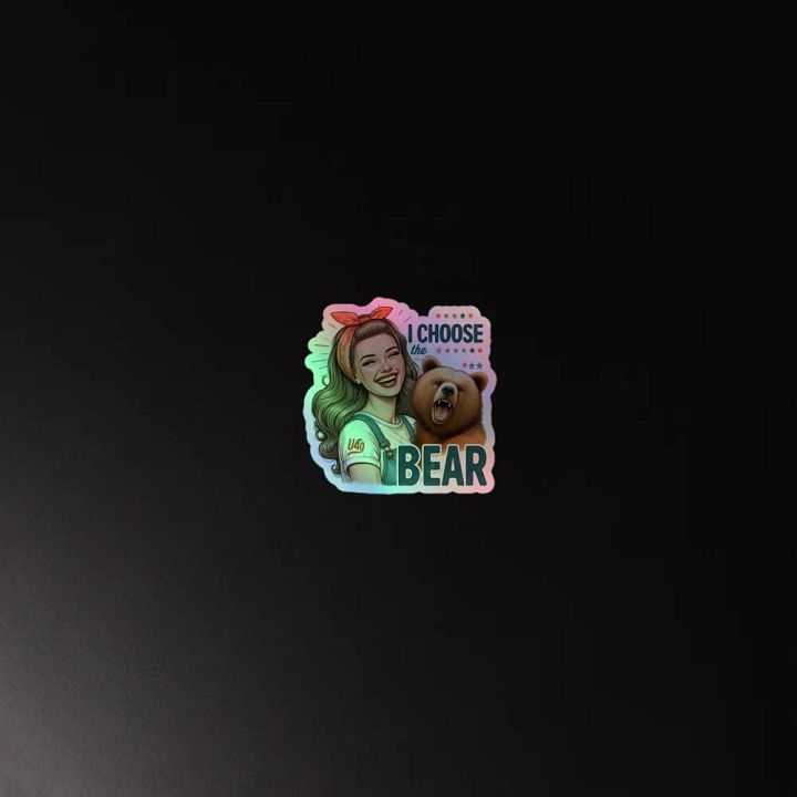 I Choose The Bear Sticker product image (4)