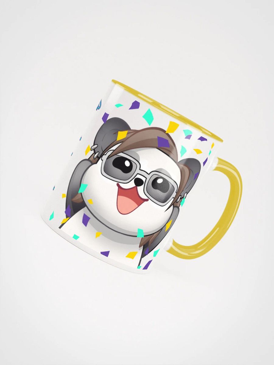 #PandaParty Mug (Yellow - 11 oz) product image (4)
