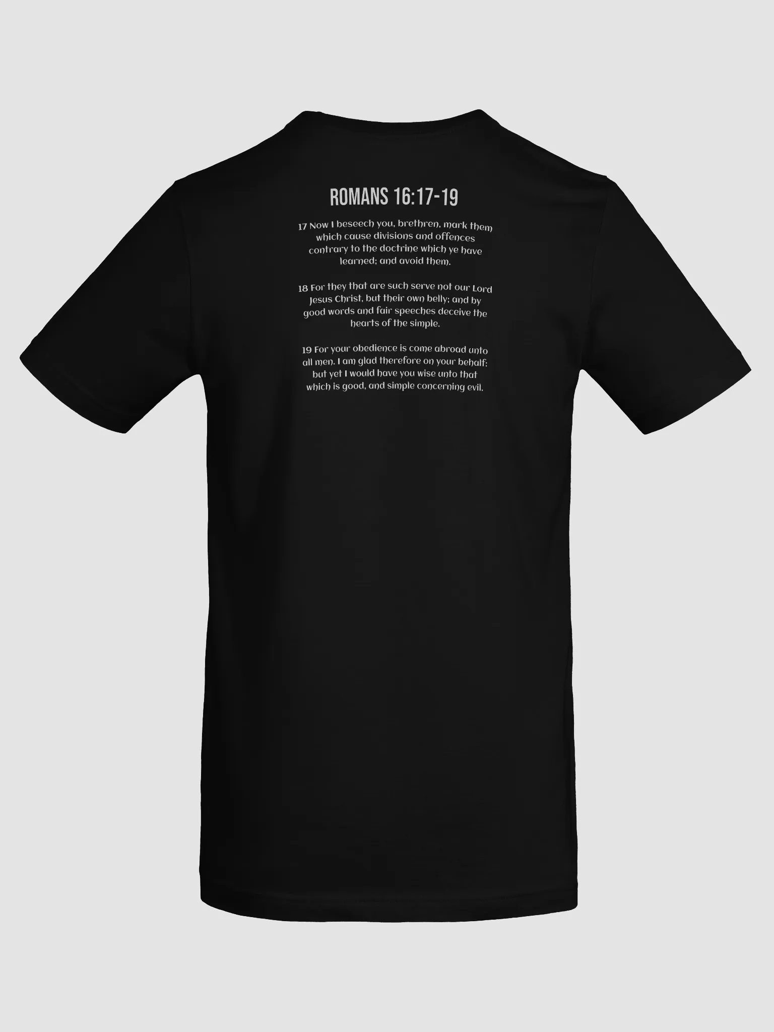 Divide & Conquer (Short sleeve T) Black Shirt white lettering product image (8)