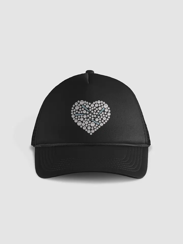 Pure Heart Baseball Love Trucker Hat product image (1)