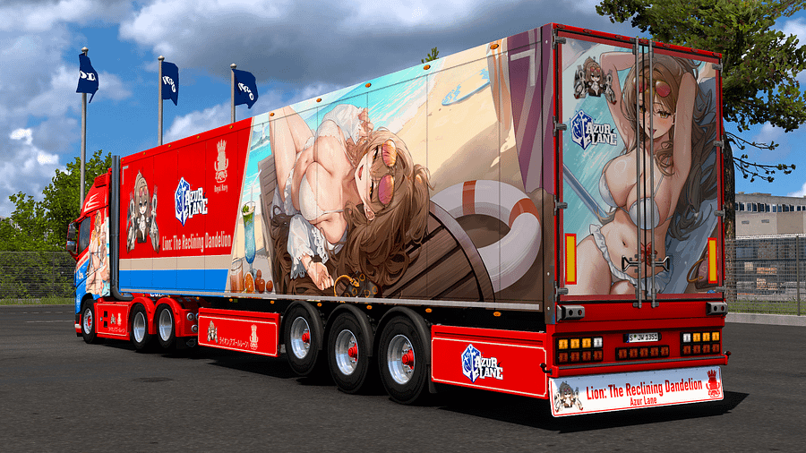 [ETS2] HMS Lion (The Reclining Dandelion) - Azur Lane [Combo Skin] product image (6)